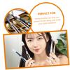 Beavorty 10pcs Household Adult Toothbrushes Replacement Heads Soft Silicone Bristles for Teeth Cleaning Brush Random Color view 4