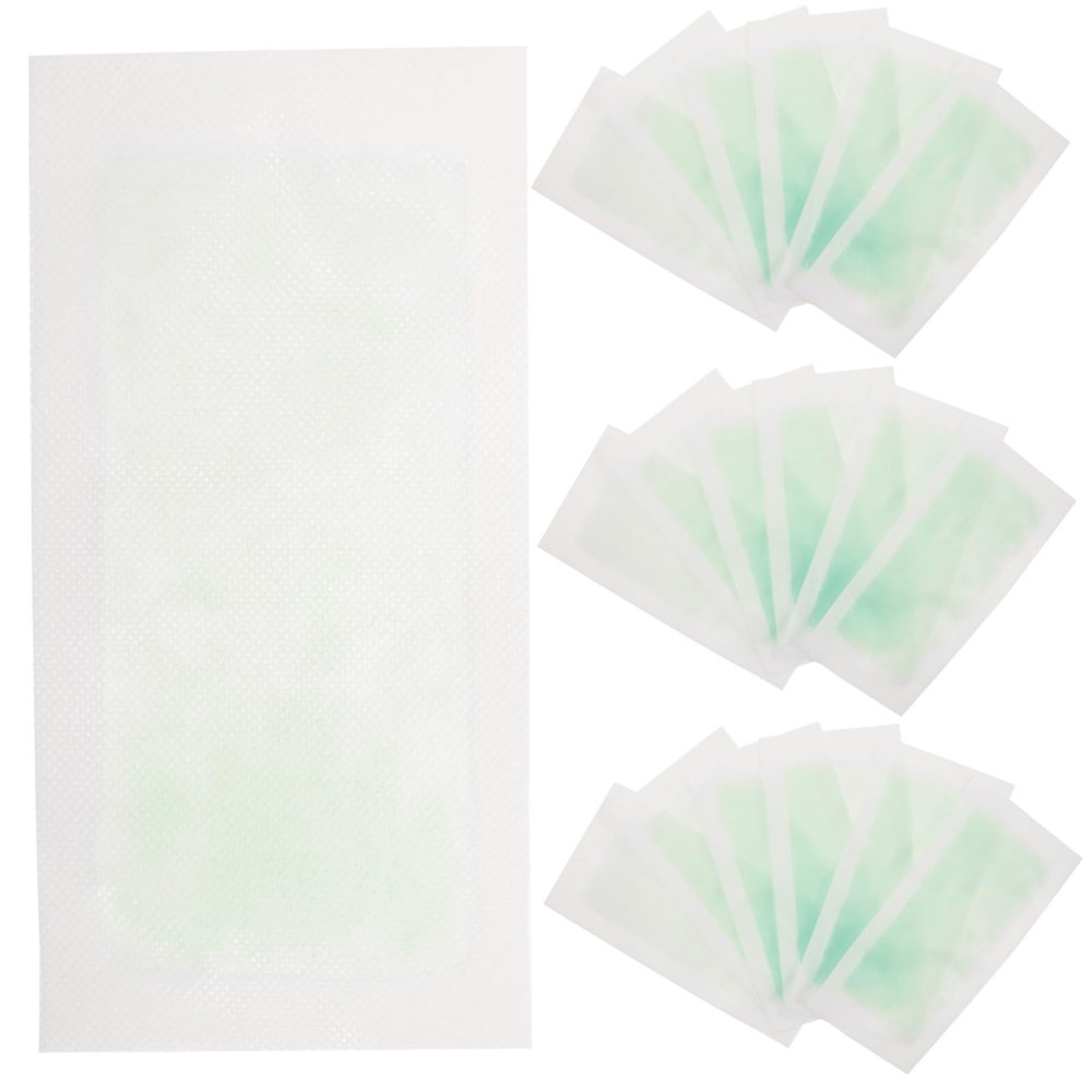 Didiseaon 30pcs Non-woven Fabric Body Wax Strips for Hair Removal for Facial Waxing like Chin and Underarm Easy Home Use