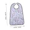 Healeved Reusable Waterproof Bib for Adults Protective Meal Bib Eating Apron with Clothing Protection the Elderly and Disabled Senior Clothing Protector view 2