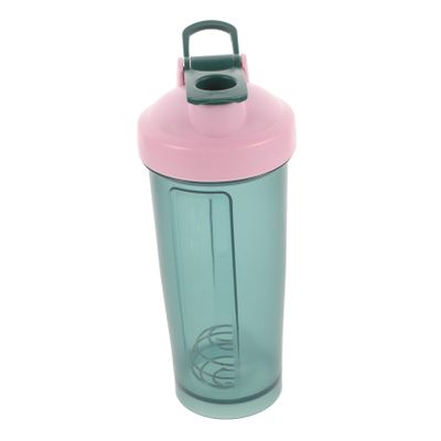 Kisangel Protein Shaker Bottle Green with Leak-proof Lid and Mixing Ball, Sports Water Bottle for Gym Workouts and Protein Powder Shakes