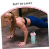 Kisangel Protein Shaker Bottle Green with Leak-proof Lid and Mixing Ball, Sports Water Bottle for Gym Workouts and Protein Powder Shakes view 3