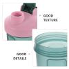 BESPORTBLE Protein Shaker Bottle with Wire Whisk and Pill Tray for Smooth Mixing Green 600ml Leak-proof Gym Water Bottle for Pre-workout and Post-workout view 3