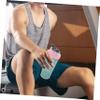 Yardwe Protein Shaker Bottle Green Plastic Protein Powder Shake Cup with Leak-proof Lid and Mixer Ball for Gym Workout and Pre/post-workout Supplements view 4