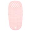 MOBUTOFU Small Washboard for Laundry Bathroom Accessories Plastic Mini Washboard Hand Washer Soap Holder for Clothes Cleaning Indoor Use view 1