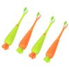 AUTSUPPL 4pcs Cartoon Boy Girl Toothbrush Soft Bristle Boy Girl Toothbrush Gentle Cleaning Compact Design for Home and Travel Oral Care Daily Use view 1