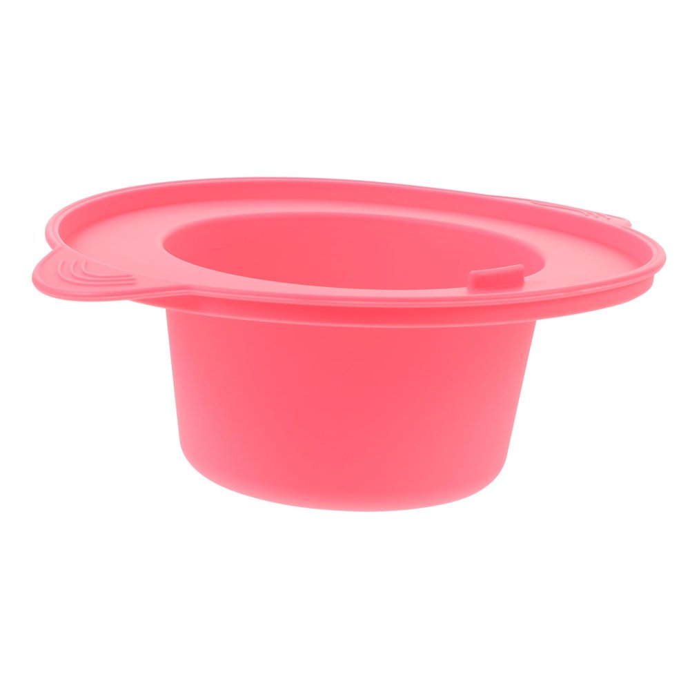 AUTSUPPL Silicone Wax Warmer Liner 400ml Silicone Pot Wax Heating Liner Melt Warmer Suitable for Beauty Salon and Personal Use Pink