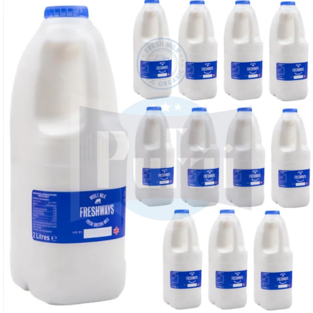 Fresh Whole Milk 3.5% Fat UHT Milk 2000 Mililiter x 12 Boxes