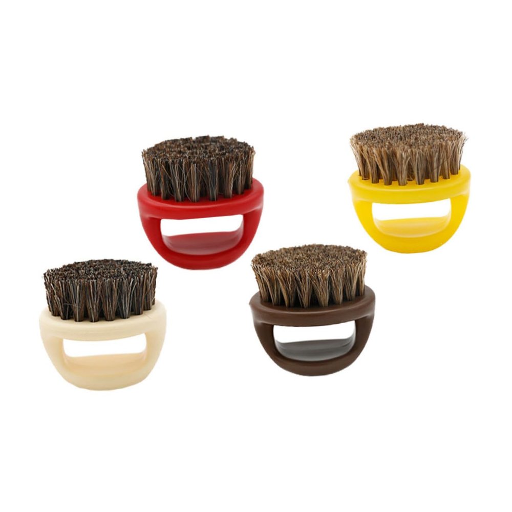 Healeved 4pcs Men Beard Brush Beard Combs for Men Texture Comb Grooming Brush Portable Styling Tool Random Color