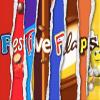 Festive Flaps Chocolate Bar with Novelty Joke Wrapper - Funny Rude Gift Christmas (Chocolate Included) view 1