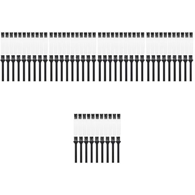 Beaupretty 150pcs Professional Beard Cleaning Brush Small Gap Plastic Mini for Beard Care Kit for Barber Use Clipper Brush Cleaner for Men