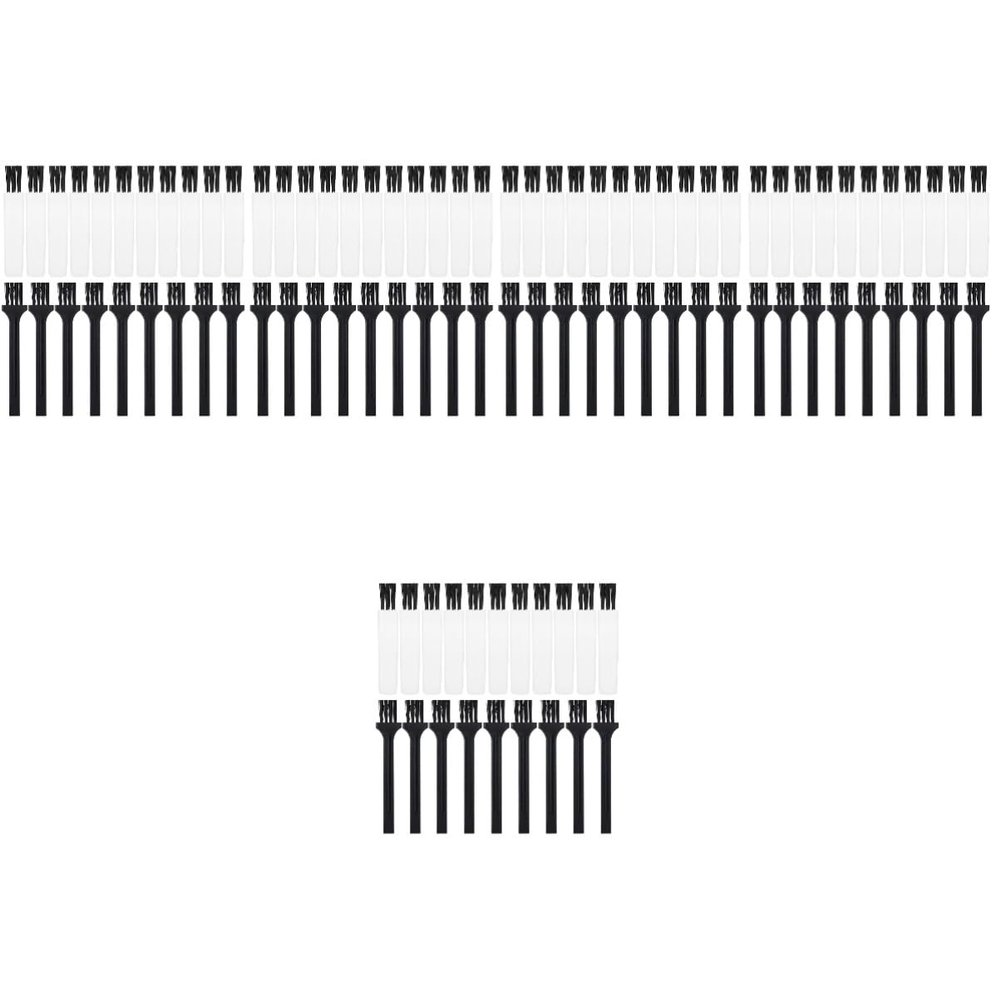 Beaupretty 150pcs Professional Beard Cleaning Brush Small Gap Plastic Mini for Beard Care Kit for Barber Use Clipper Brush Cleaner for Men