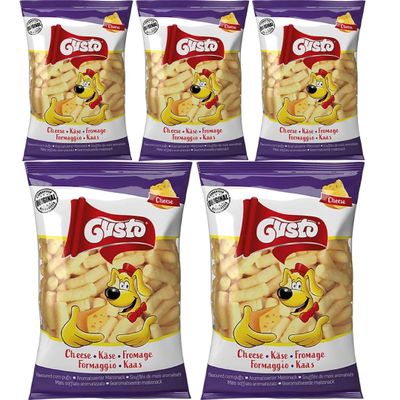 Gusto Cheese Pufuleti Corn Chips 85 Gram x 5 Packs