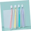 Beaupretty 4pcs Toothbrush Cotton Soft Bristles Ergonomic Handle Deep Cleaning for Adults view 3