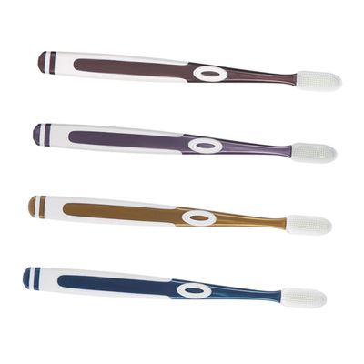 Beaupretty 4pcs Adult Soft Nano Toothbrush Replacement Heads, Silicone Bristles Tooth Care Tools Set, Household Tooth Cleaning for Daily Oral Hygiene