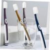 Beaupretty 4pcs Adult Soft Nano Toothbrush Replacement Heads, Silicone Bristles Tooth Care Tools Set, Household Tooth Cleaning for Daily Oral Hygiene view 2