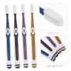Beaupretty 4pcs Adult Soft Nano Toothbrush Replacement Heads, Silicone Bristles Tooth Care Tools Set, Household Tooth Cleaning for Daily Oral Hygiene view 3