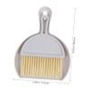 PRETYZOOM Mini Hand Broom, Compact Size for Home Cleaning and Dustpan Set and Pan, Small Plastic Brush, Easy to Store and Versatile, for Desks and Closets for Desktop Sweep view 2