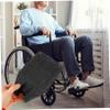 Beaupretty Replacement Wheelchair Footrest Pedal Heavy Duty Plastic Pedals Sturdy Wheelchair Leg Rest for Elderly for Home Care Mobility Aids view 2