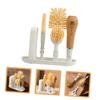 Healvian Cleaning Brush Dish Brush Replaceable Heads for Kitchen Long Handle for Dishes and Cookware view 3