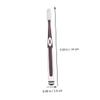 Beaupretty Toothbrushes 8pcs Compact Tuft Medium Bristle Manual Perfect for Travel Daily Use view 2