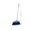 PRETYZOOM Soft Bristle Broom for Home Kitchens and Outdoor Courtyard Plastic Trash Sweeping Broom Metal Handle for Indoor Dust and Pet Hair Cleanup view 2