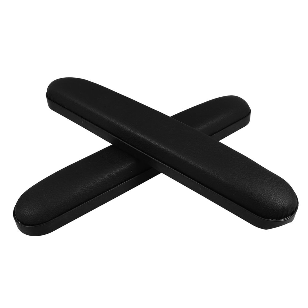 NUOBESTY 2pcs Wheelchair Armrest Pads 34.7cm Length Waterproof Sturdy Plastic Armrest Cushion Sponge Filling Universal Fit for Manual Wheelchair Arm Support