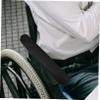 NUOBESTY 2pcs Wheelchair Armrest Pads 34.7cm Length Waterproof Sturdy Plastic Armrest Cushion Sponge Filling Universal Fit for Manual Wheelchair Arm Support view 4