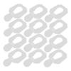 FRCOLOR Disposable Pulp Toilet Paper Travel Seat Paper Covers for Bathroom Soft Skin-friendly Flushable Beige view 1