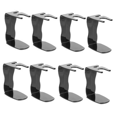 FRCOLOR 8pcs Safety Stand Brush Organizer Shaving Brush Display Stand for Men Shaving Accessories and Supplies for Bathroom Sinks