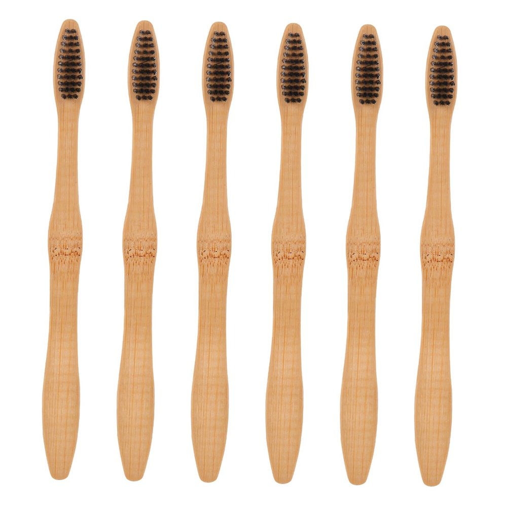 Beaupretty 20pcs Bamboo Made Toothbrush Natural Bristle Biodegradable Eco Friendly Toothbrush for Hotel Home