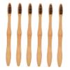 Beaupretty 20pcs Bamboo Made Toothbrush Natural Bristle Biodegradable Eco Friendly Toothbrush for Hotel Home view 1