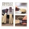 Ciieeo 2pcs Bamboo Pot Brush Kitchen Cleaning Scrubber Pot Wash Brush Dish Cleaning Handle for Dishwashing view 3