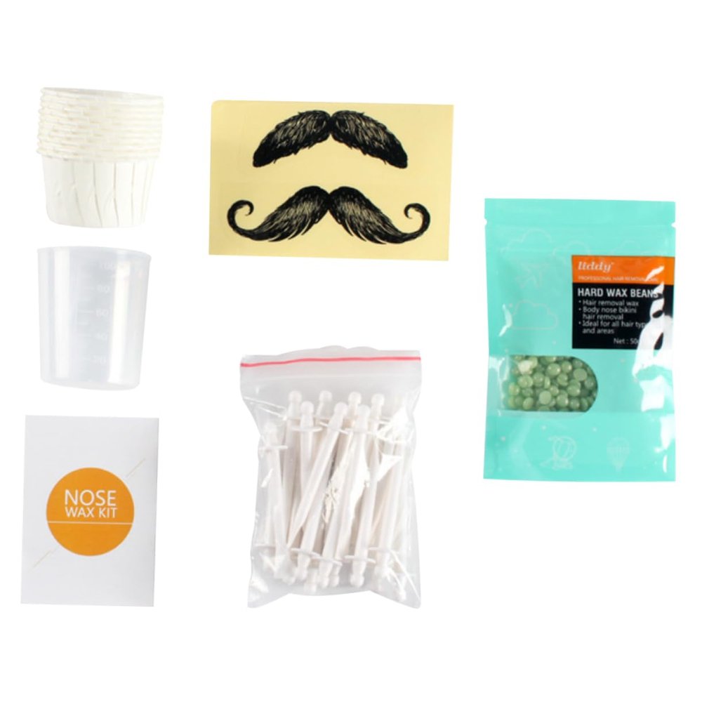 Didiseaon Nose Wax Kit Disposable Wax Sticks for Easy Hair Removal for Home Grooming and Precise Application