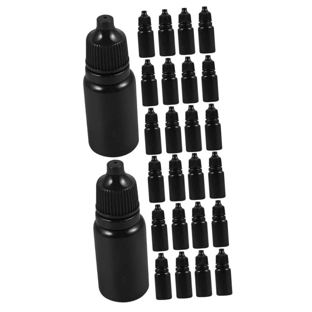 Healvian 48pcs Dropper Bottle Eye Dropper Bottles Plastic Squeeze for Eye Liquid Dispensing Empty for Essential Oil and Liquid Storage