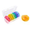 FRCOLOR Weekly 21-Compartment Rainbow Pill Box Organizer, Portable Medicine Storage Case for Travel and Daily Vitamin Management view 1