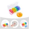 FRCOLOR Weekly 21-Compartment Rainbow Pill Box Organizer, Portable Medicine Storage Case for Travel and Daily Vitamin Management view 3