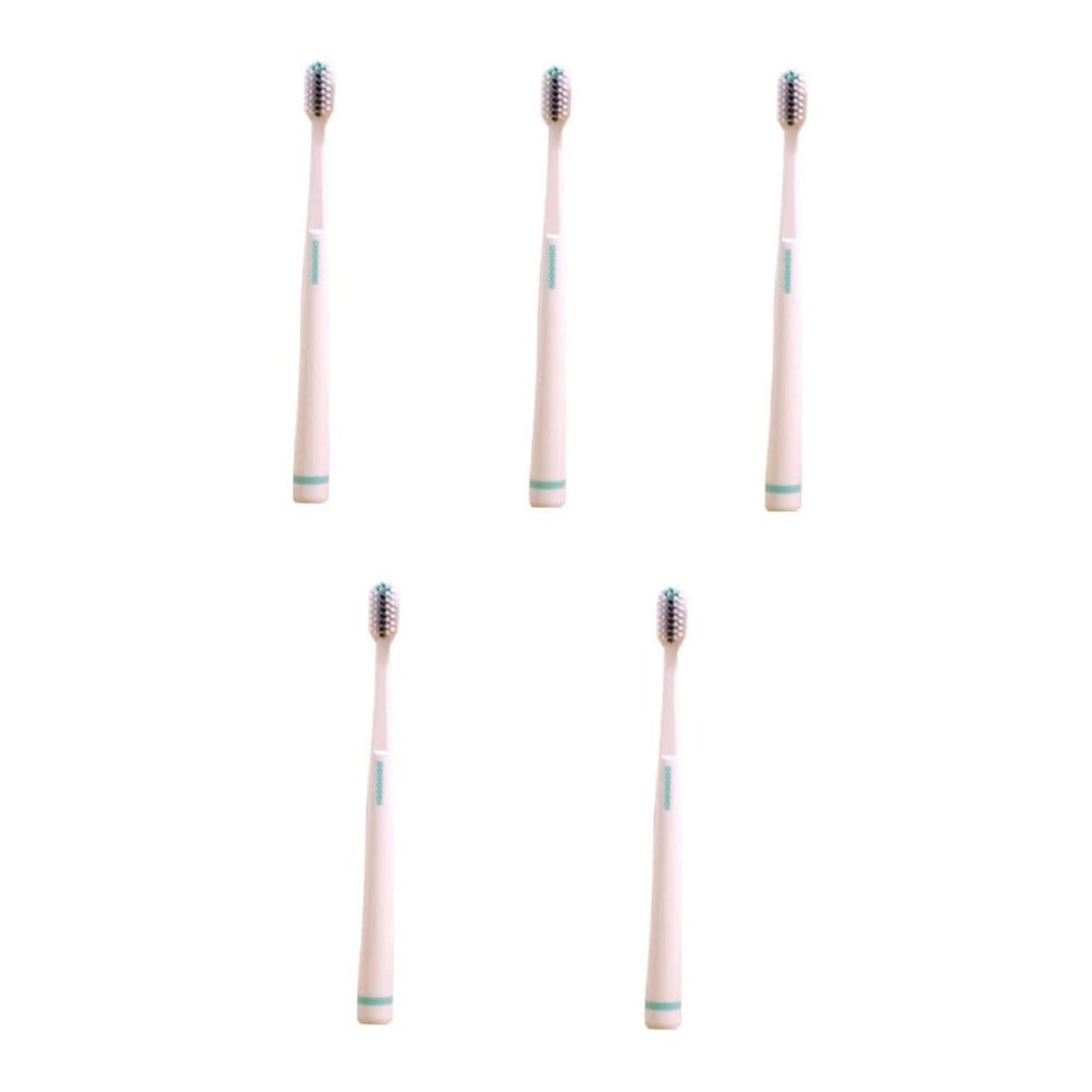 Beaupretty 5pcs Quality Soft Bristle Toothbrush Ergonomic Design for Comfortable to Hold