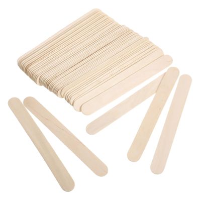Beavorty Disposable Wooden Wax Sticks for Hair Removal of Wax Applicators Waxing Spatulas for Eyebrow and Body Hair Care