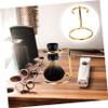Didiseaon Hu Brush Stand Rack Metal Holder for Shave Brush Men Shaving Metal Rack Storage for Barber Equipment Organiser view 4