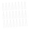Beavorty 50pcs False Eyelash Applicator Tool Makeup Clips Double Eyelid Stickers for Daily Professional Use view 1
