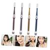 Beavorty 2sets Nano Toothbrushes for Adults Silicone Toothbrushes for Travel and Daily Use Soft Bristles for Gentle Cleaning Random Color view 2