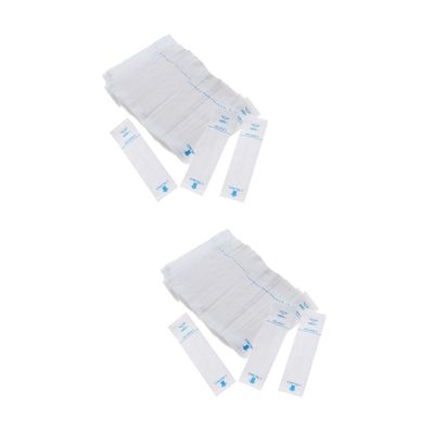 NIYANGLE 2sets Thermometer Tip Covers Digital Thermometer Protector Easy Insertion for Accurate Measurement 100pcs*2