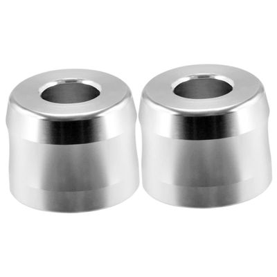 Beaupretty Stand 2pcs Large Diameter Aluminium Alloy Safety Holder Bathroom Storage Organizer for Mens Shaving Accessories