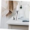 Beaupretty Stand 2pcs Large Diameter Aluminium Alloy Safety Holder Bathroom Storage Organizer for Mens Shaving Accessories view 3