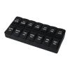Demsyeq Daily Pill Organizer Pill Box 7 Days 2 Times A Day Am/Pm Medicine Planner Travel Pill Case Container Separate 7 Compartment with Dust-Proof Case Supplement Container for Family view 1