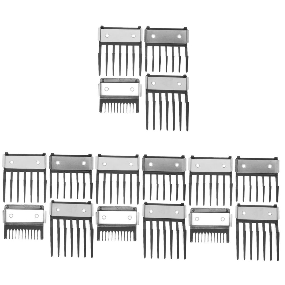 Healvian 16pcs Clipper Guards for Hair Trimmer Practical Hair Guides Convenient Cutting Guides Multi-use Clipper Guards for Home Grooming Kit