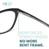 2SeeLife Narrow Cat Eye Reading Glasses for Women SmallMedium Fit, Sturdy Frame, Spring Hinges, Stylish Cateye Readers, Pacific Blue, +1.00 view 4