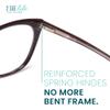 2SeeLife Narrow Cat Eye Reading Glasses for Women SmallMedium Fit, Sturdy Frame, Spring Hinges, Stylish Cateye Readers, Pink, +1.75 view 4