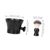 Healeved Professional Men's Beard Brush Shaving Bowl Brush for Beard Grooming Kit view 2