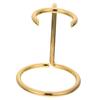 Healeved Rack Brush Holder Wall-mounted Shaving Brush Stand Metal Barber Tool Space-saving view 1